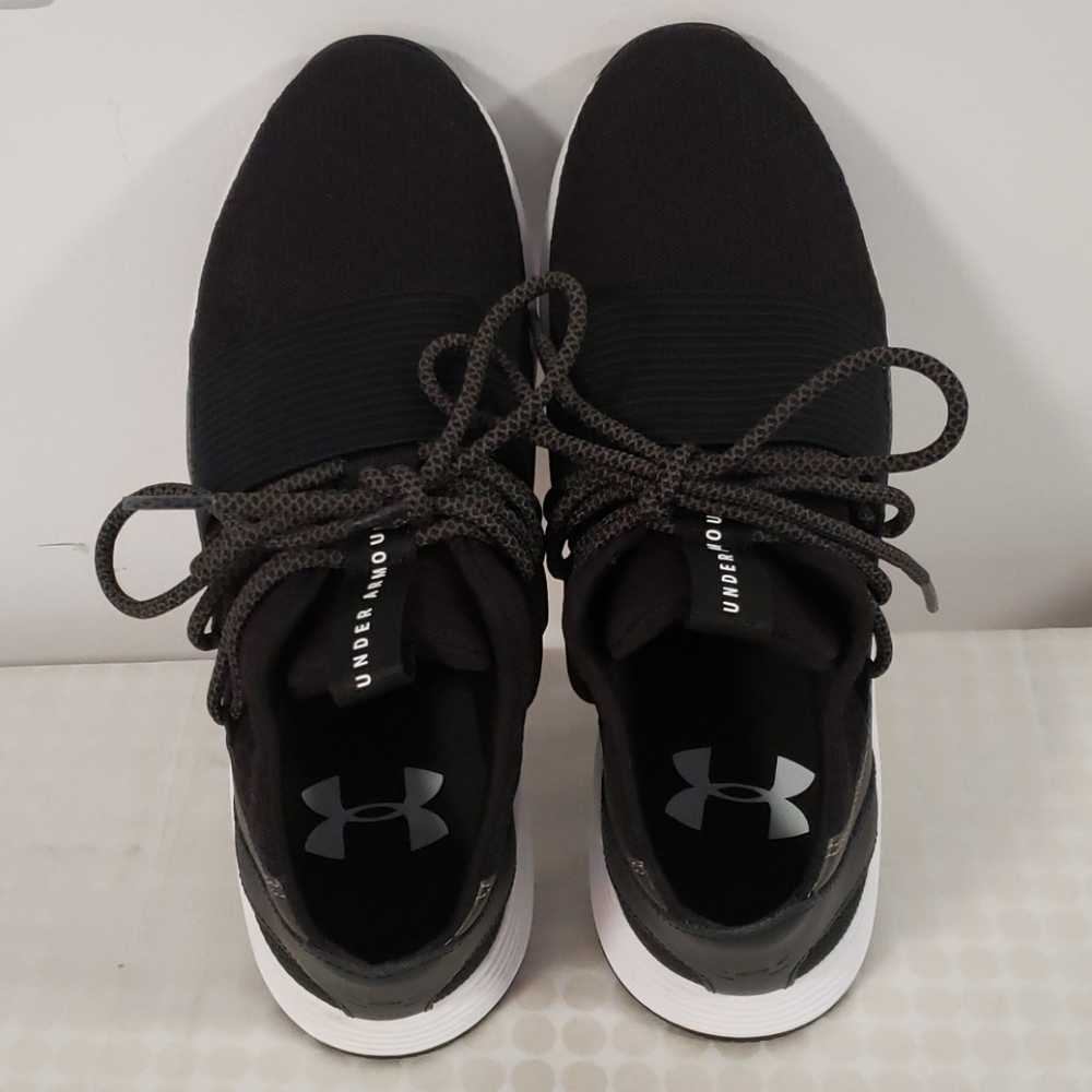 NEW UA Under Armour Breathe Lace Black Sneakers - Picture 6 of 8